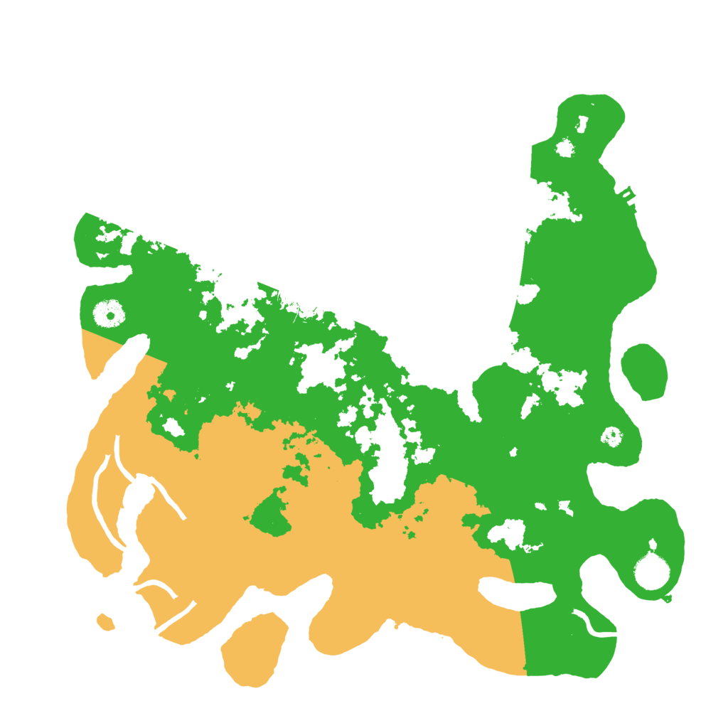 Biome Rust Map: Procedural Map, Size: 3700, Seed: 1877843457