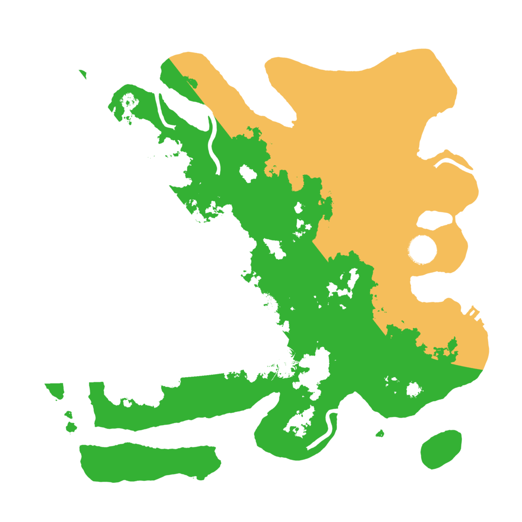 Biome Rust Map: Procedural Map, Size: 3250, Seed: 1892691882