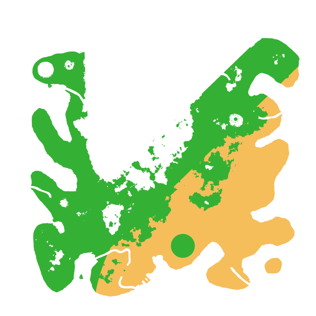 Biome Rust Map: Procedural Map, Size: 3500, Seed: 21549012