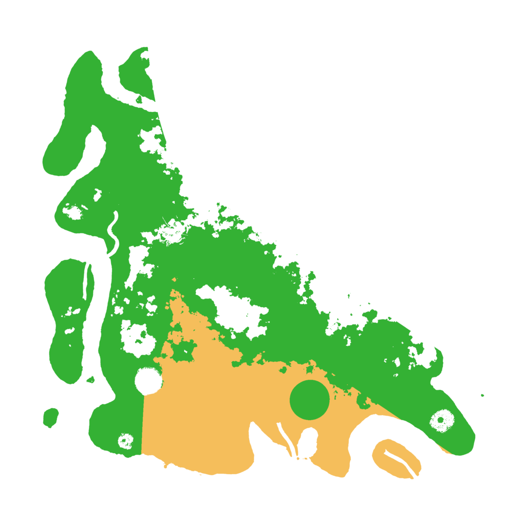 Biome Rust Map: Procedural Map, Size: 3500, Seed: 387742