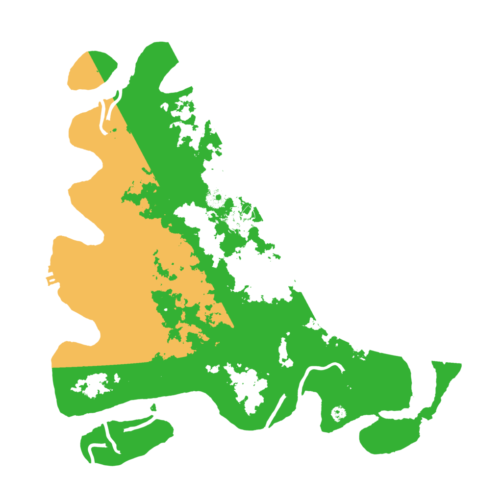 Biome Rust Map: Procedural Map, Size: 3500, Seed: 45073897