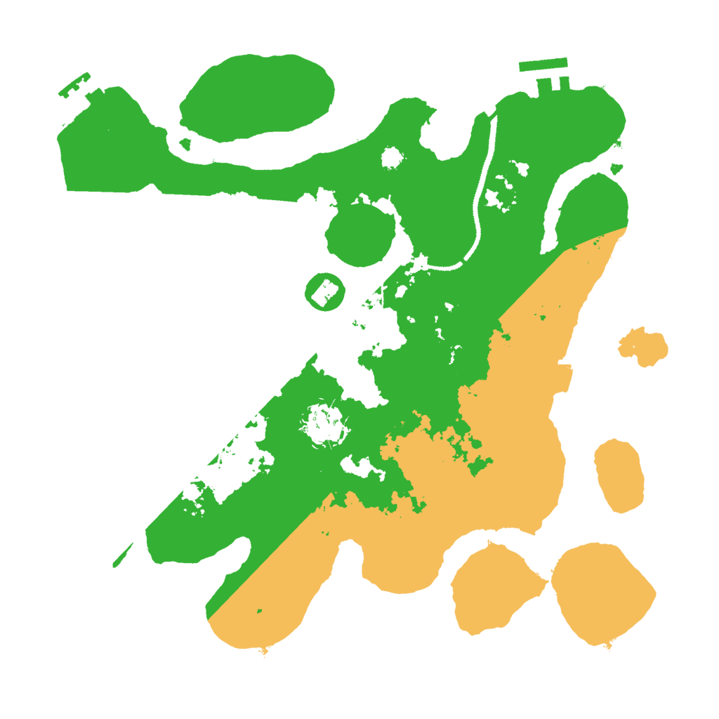Biome Rust Map: Procedural Map, Size: 3000, Seed: 24548
