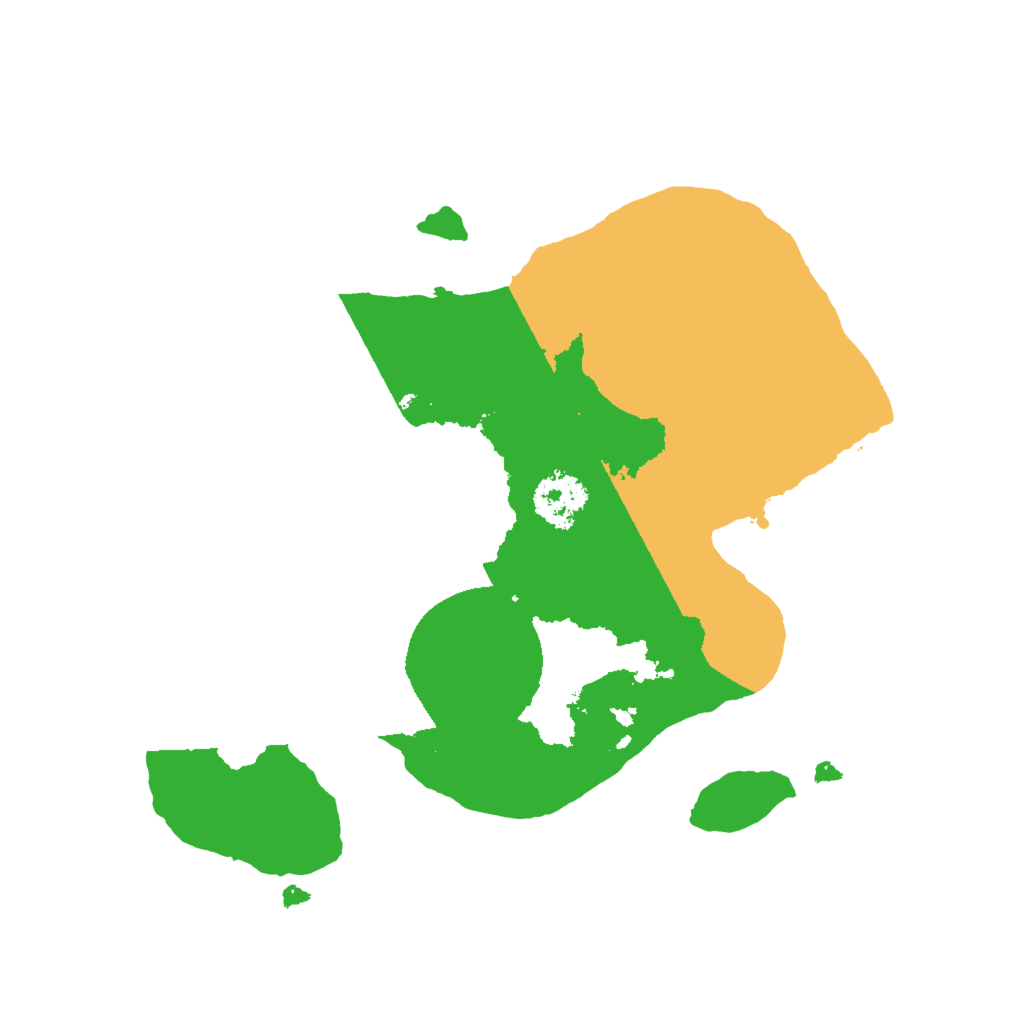Biome Rust Map: Procedural Map, Size: 2000, Seed: 1388525031