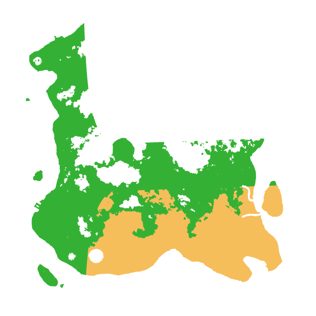 Biome Rust Map: Procedural Map, Size: 4000, Seed: 8008132