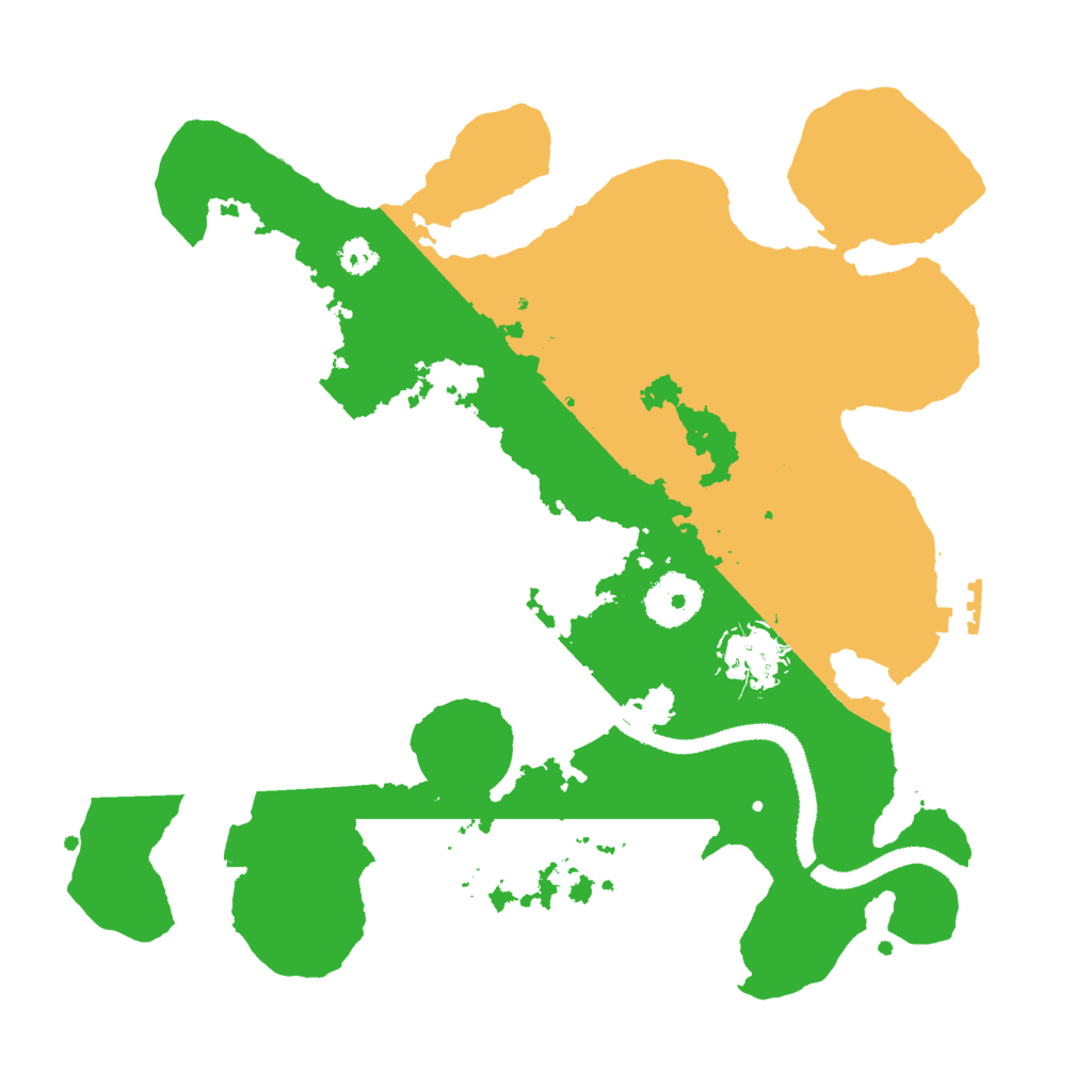 Biome Rust Map: Procedural Map, Size: 3000, Seed: 757256566