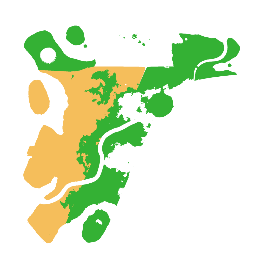 Biome Rust Map: Procedural Map, Size: 3000, Seed: 21446