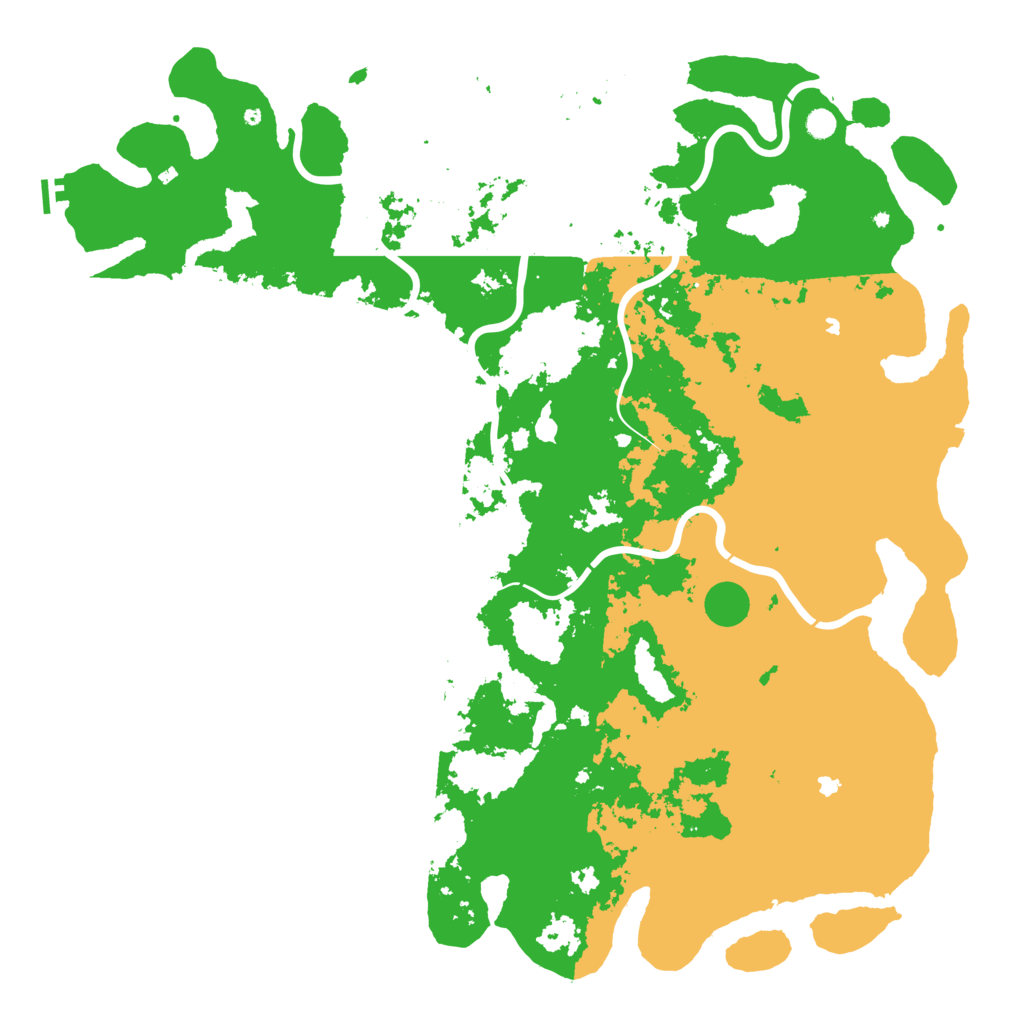 Biome Rust Map: Procedural Map, Size: 6000, Seed: 111566774