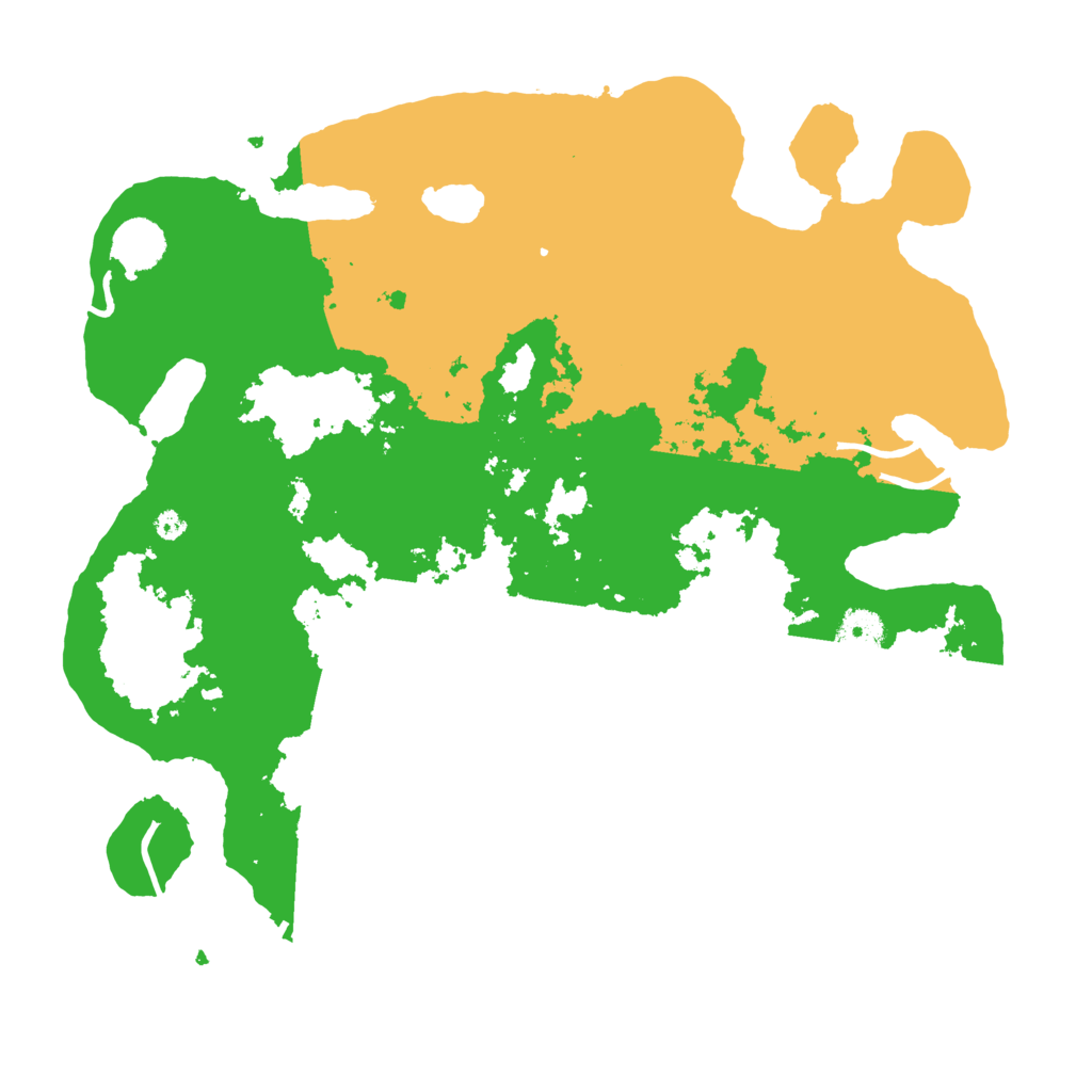 Biome Rust Map: Procedural Map, Size: 3800, Seed: 27917