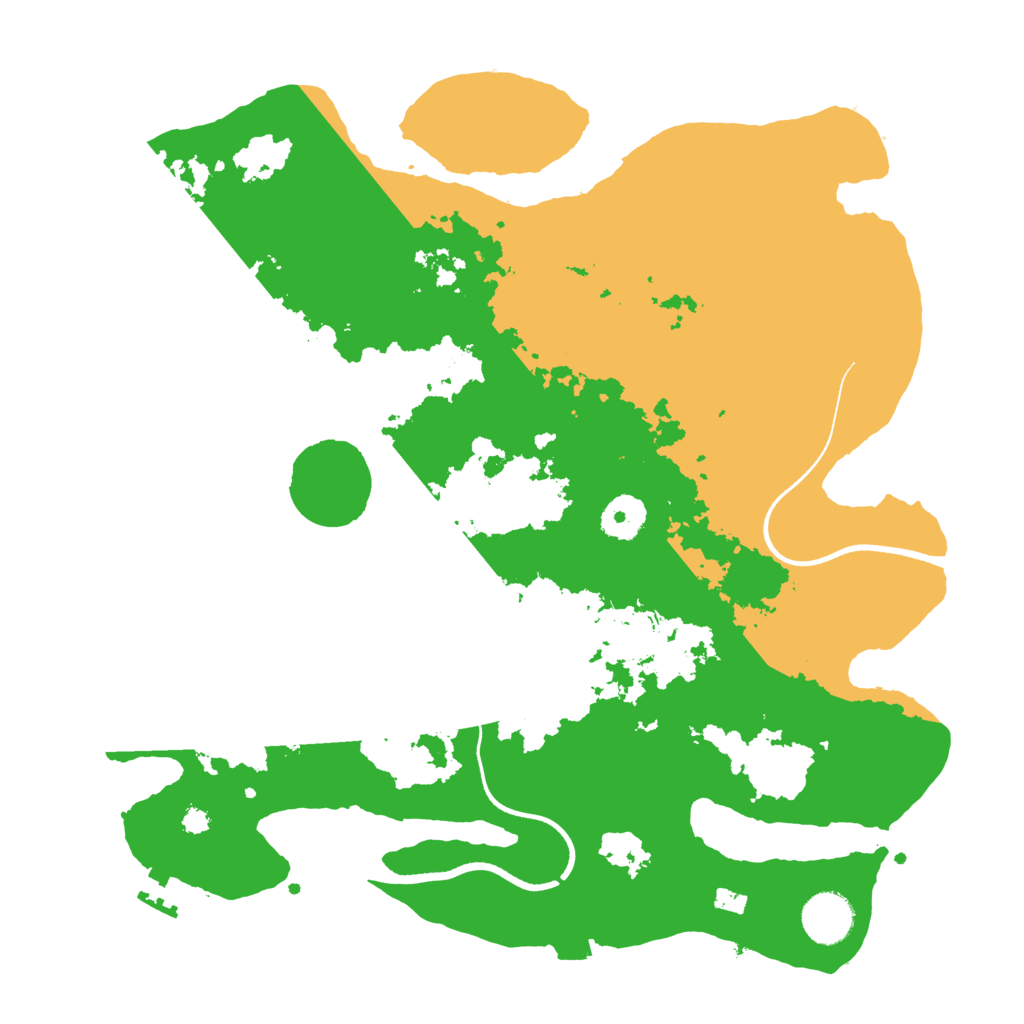 Biome Rust Map: Procedural Map, Size: 3500, Seed: 1564403335