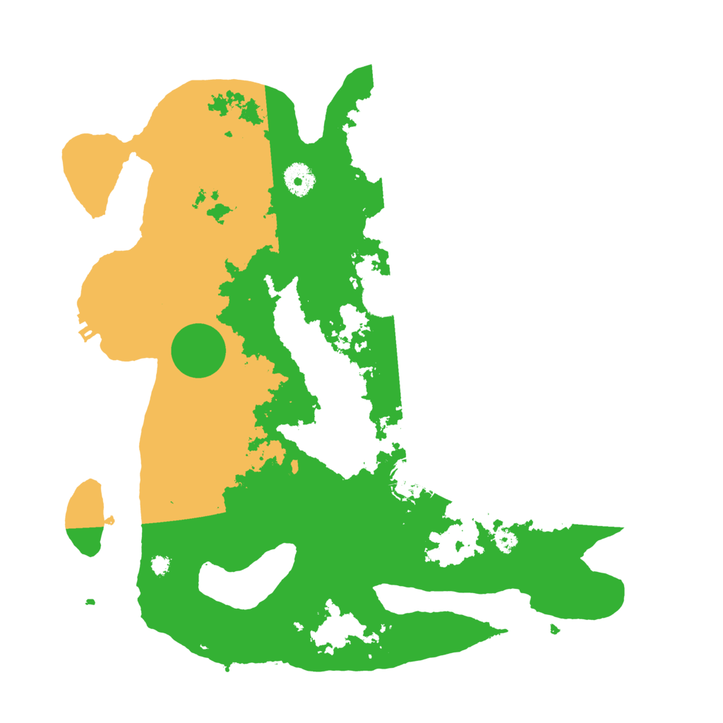 Biome Rust Map: Procedural Map, Size: 3500, Seed: 29084331