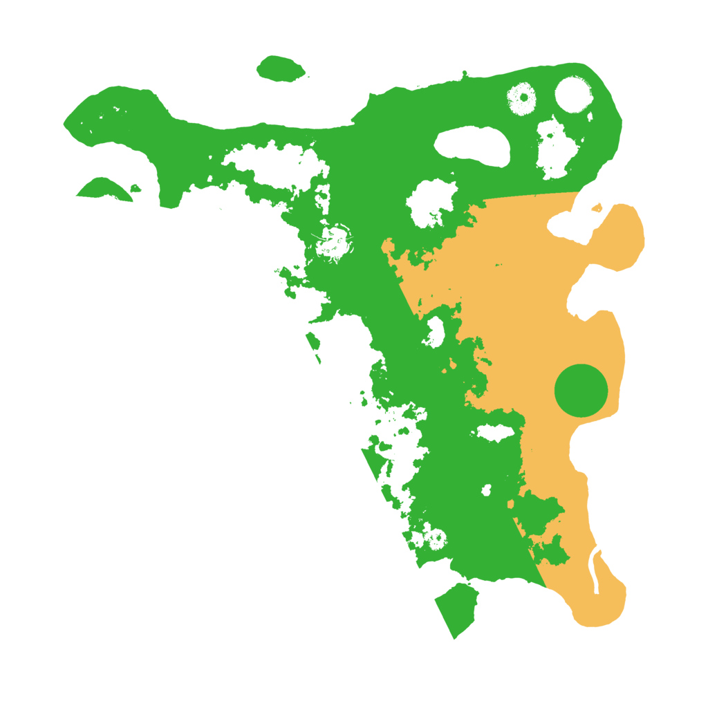 Biome Rust Map: Procedural Map, Size: 3500, Seed: 644936945