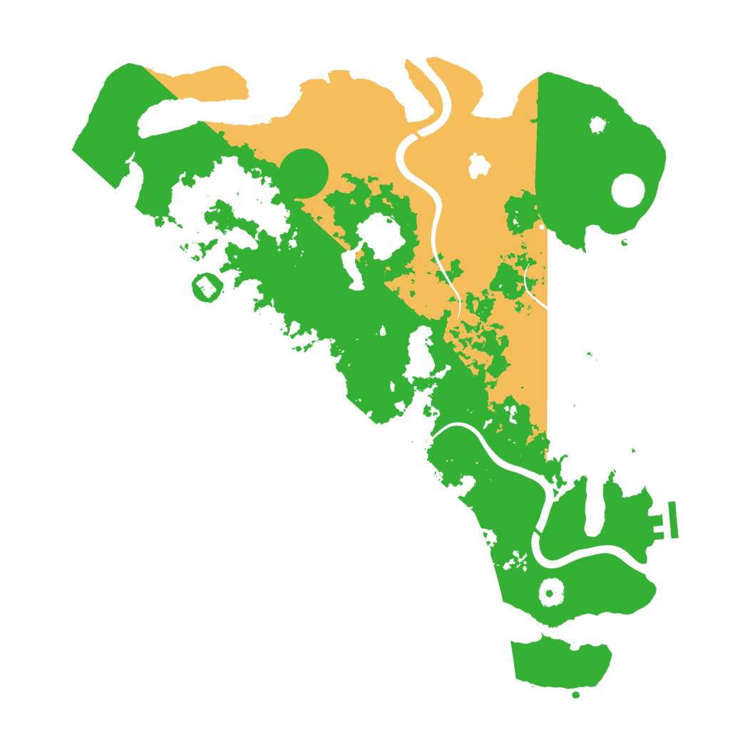 Biome Rust Map: Procedural Map, Size: 4000, Seed: 22325505