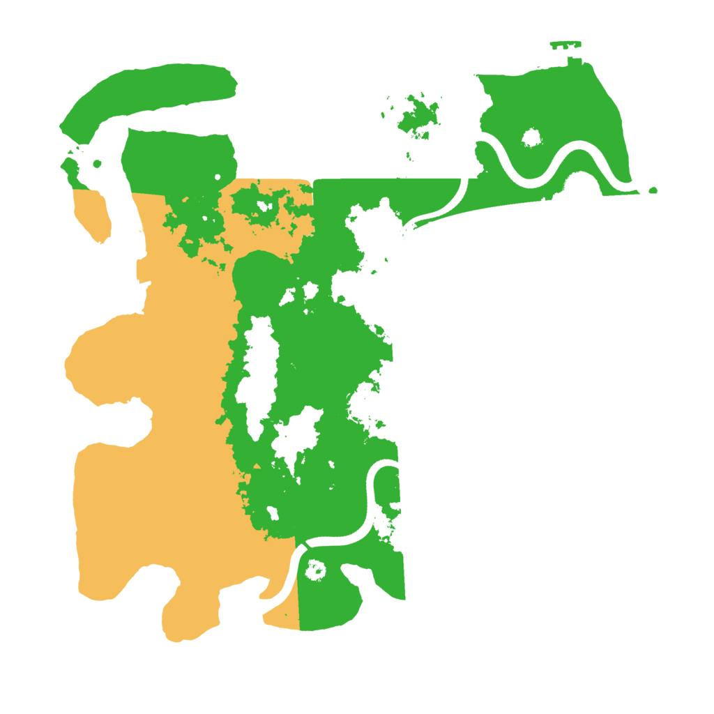Biome Rust Map: Procedural Map, Size: 3500, Seed: 2056130324
