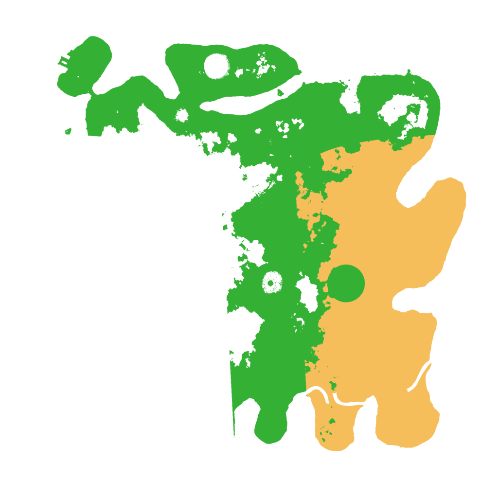Biome Rust Map: Procedural Map, Size: 3500, Seed: 65729995