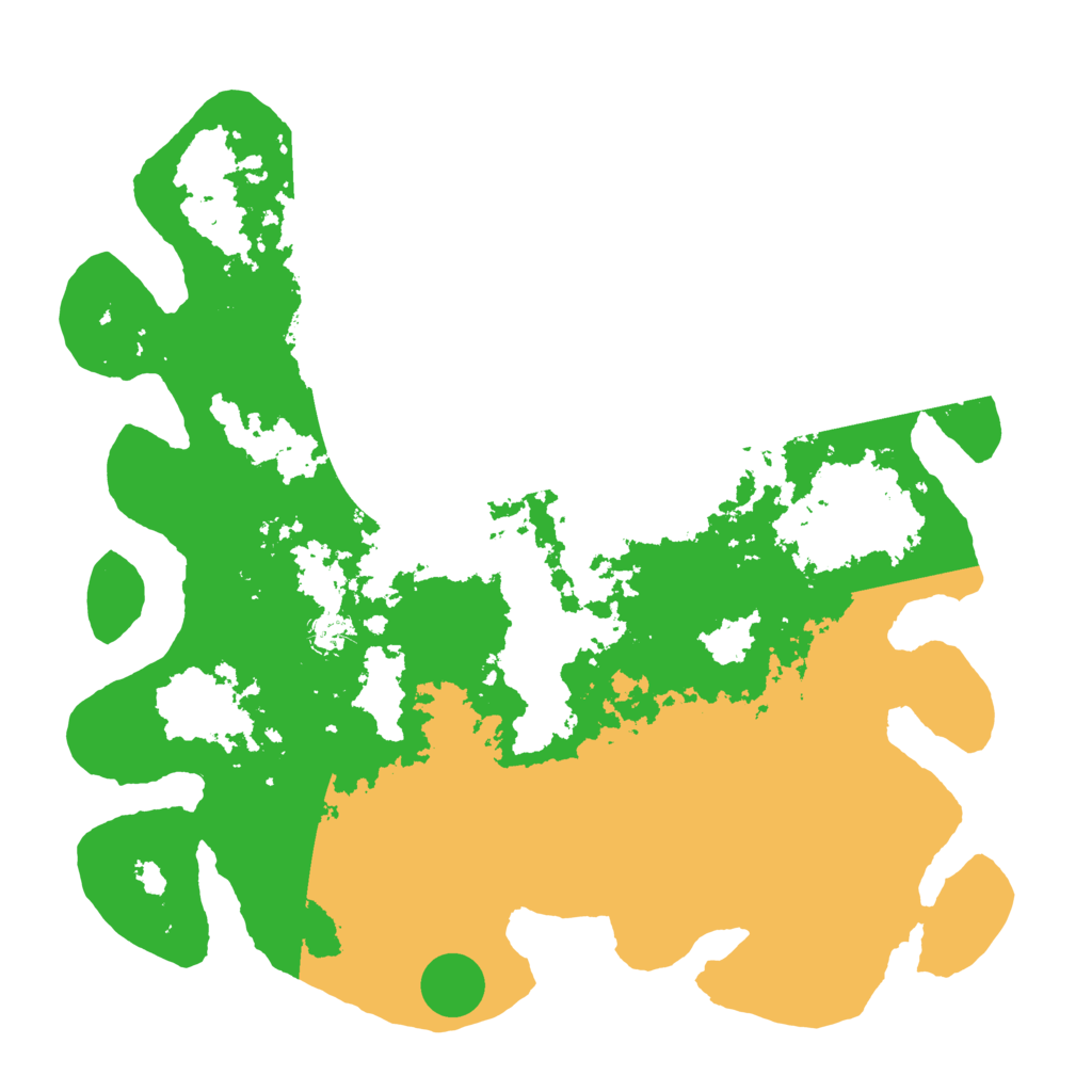 Biome Rust Map: Barren, Size: 4500, Seed: 603663871