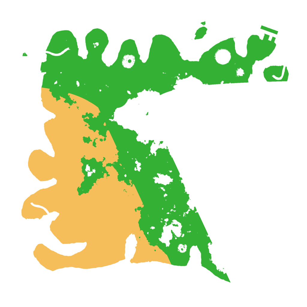 Biome Rust Map: Procedural Map, Size: 3500, Seed: 134279