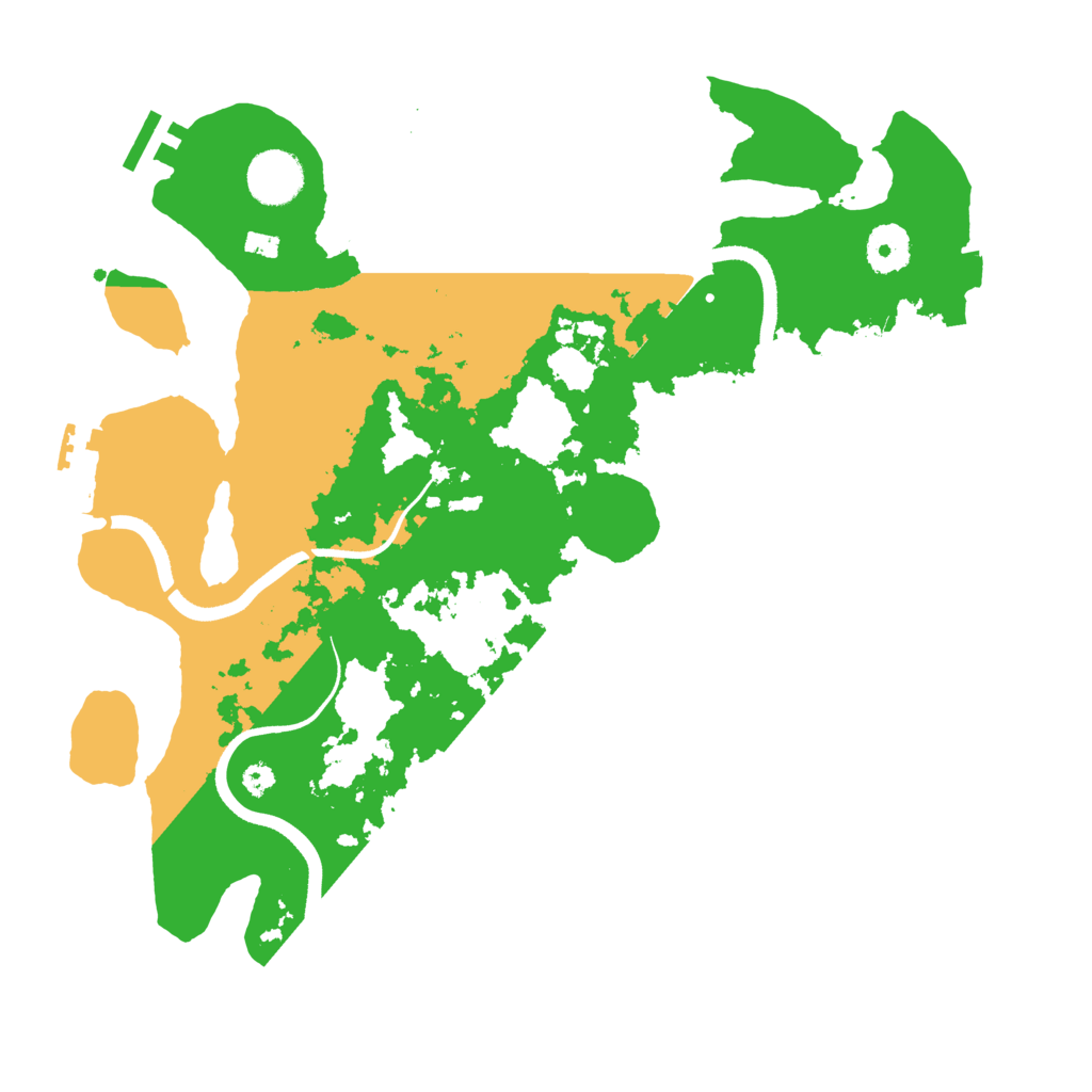 Biome Rust Map: Procedural Map, Size: 3500, Seed: 1576988090