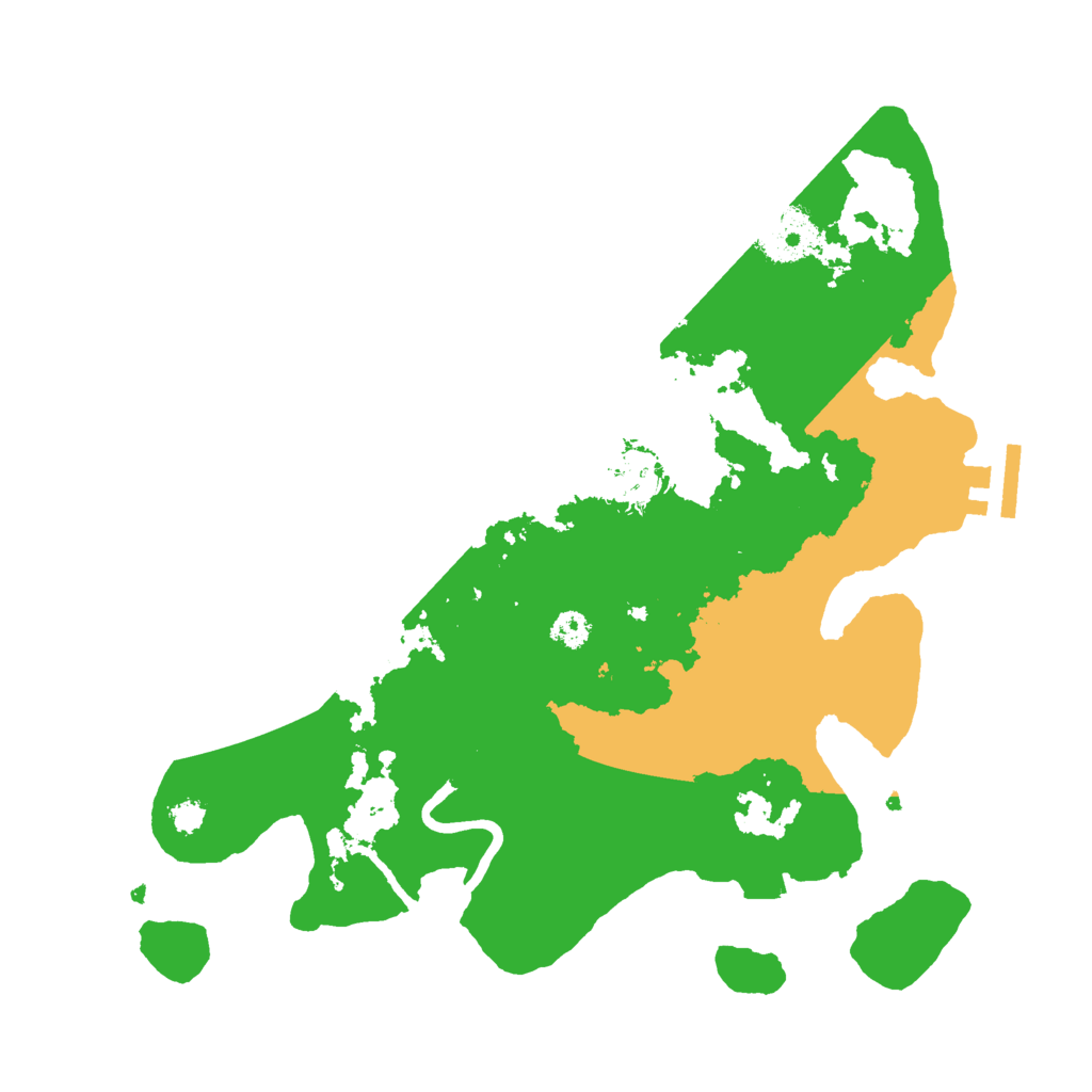 Biome Rust Map: Procedural Map, Size: 3000, Seed: 8173757