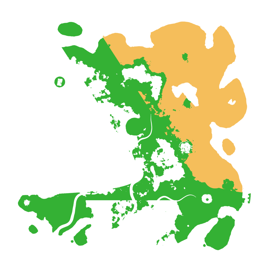 Biome Rust Map: Procedural Map, Size: 4000, Seed: 244151494