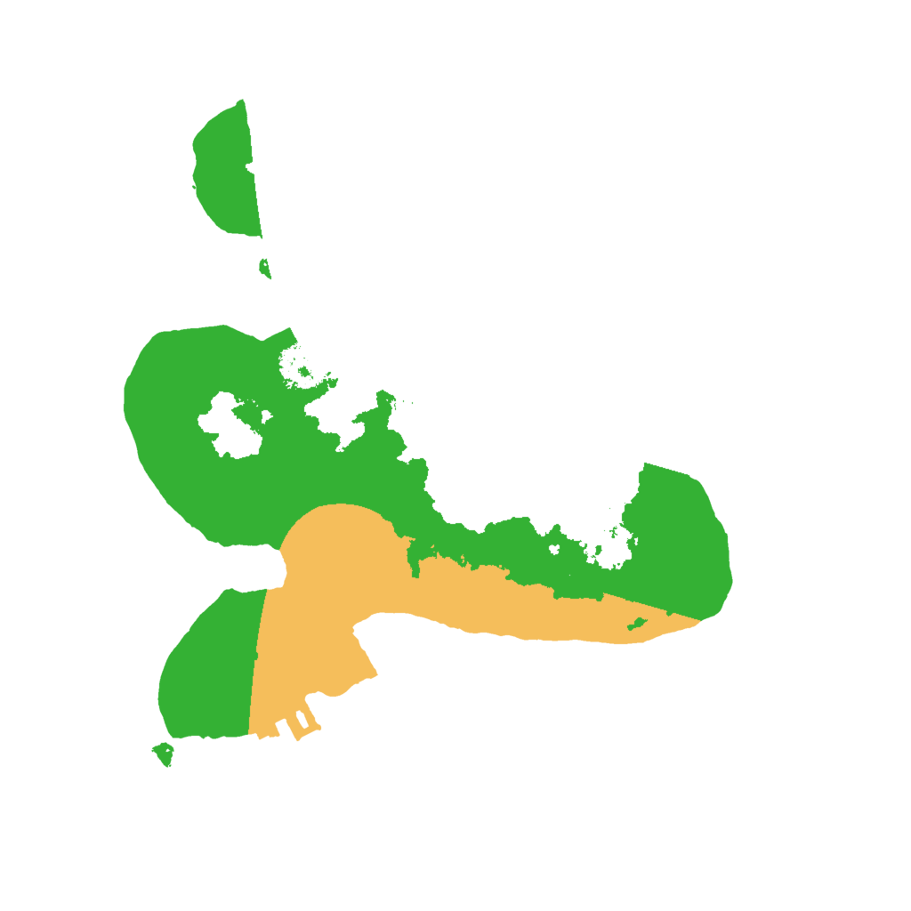 Biome Rust Map: Procedural Map, Size: 2000, Seed: 518719662