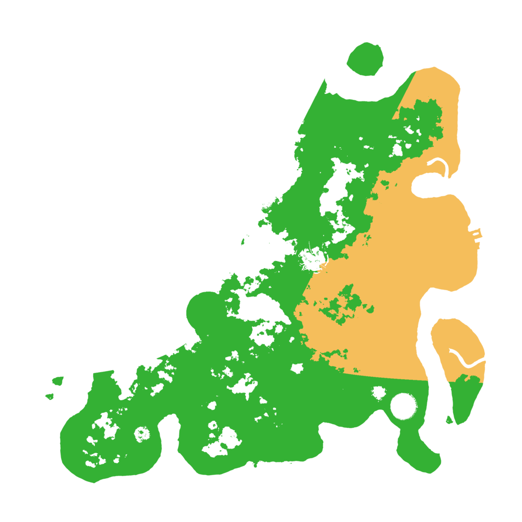 Biome Rust Map: Procedural Map, Size: 3500, Seed: 63638029