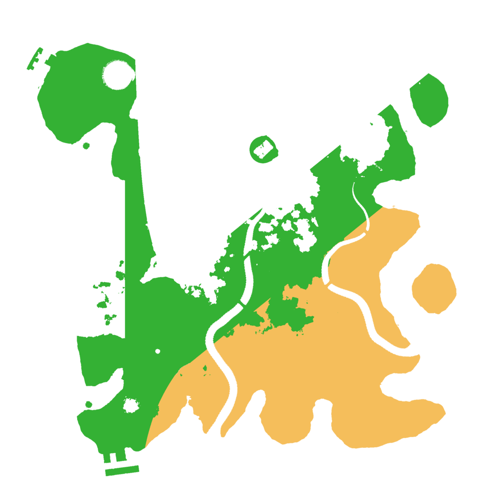 Biome Rust Map: Procedural Map, Size: 3000, Seed: 1703598301