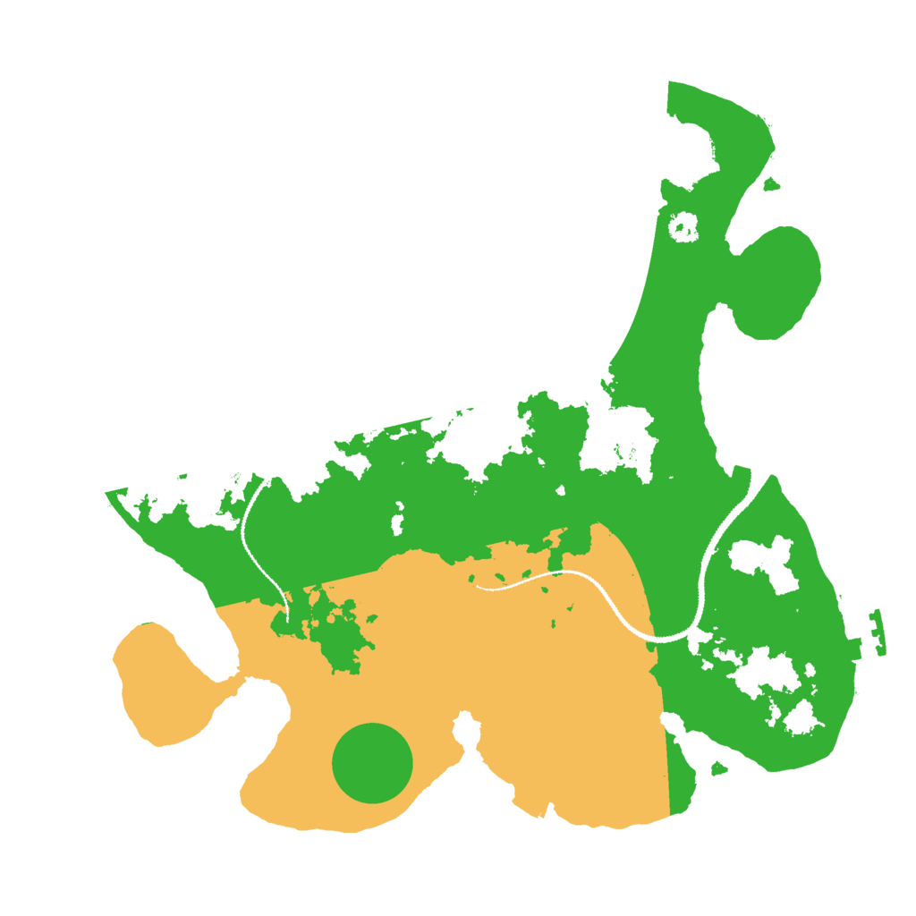 Biome Rust Map: Procedural Map, Size: 3000, Seed: 1623284