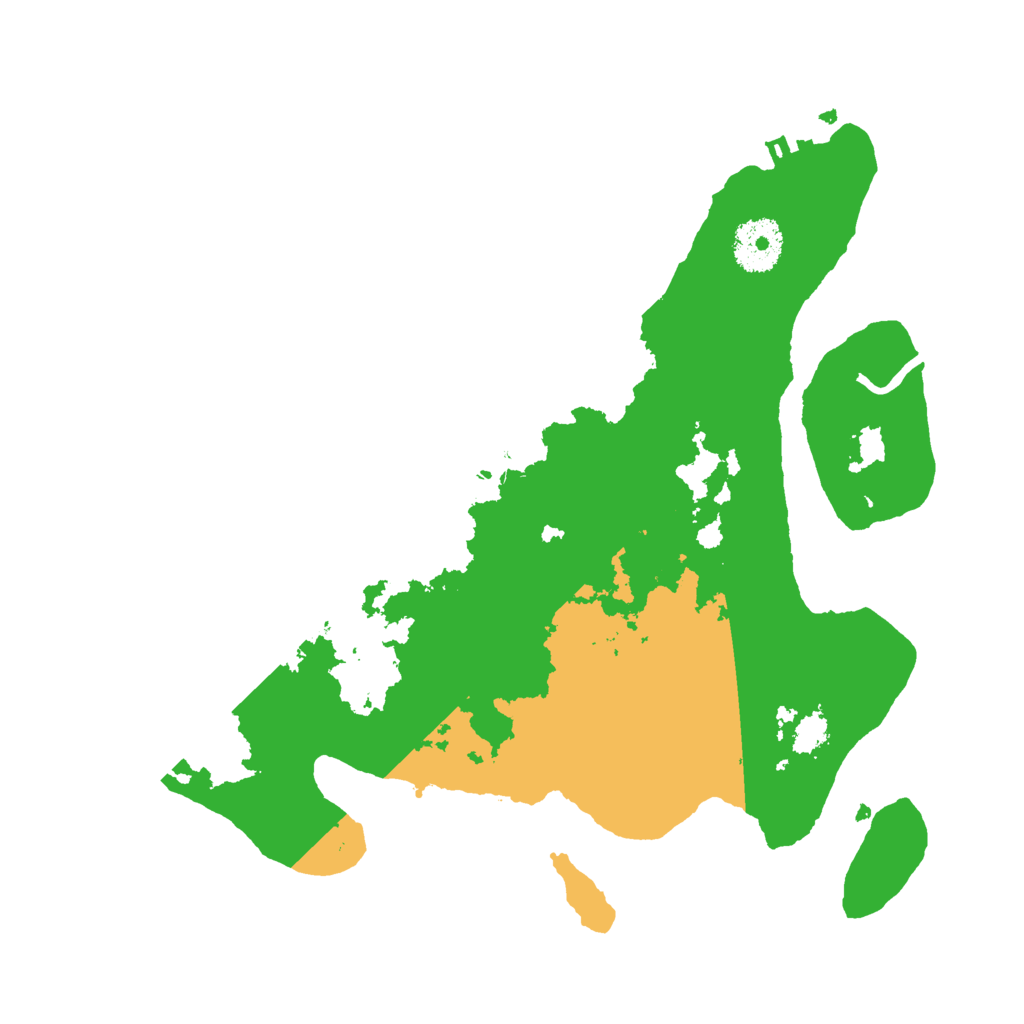 Biome Rust Map: Procedural Map, Size: 3000, Seed: 634732809