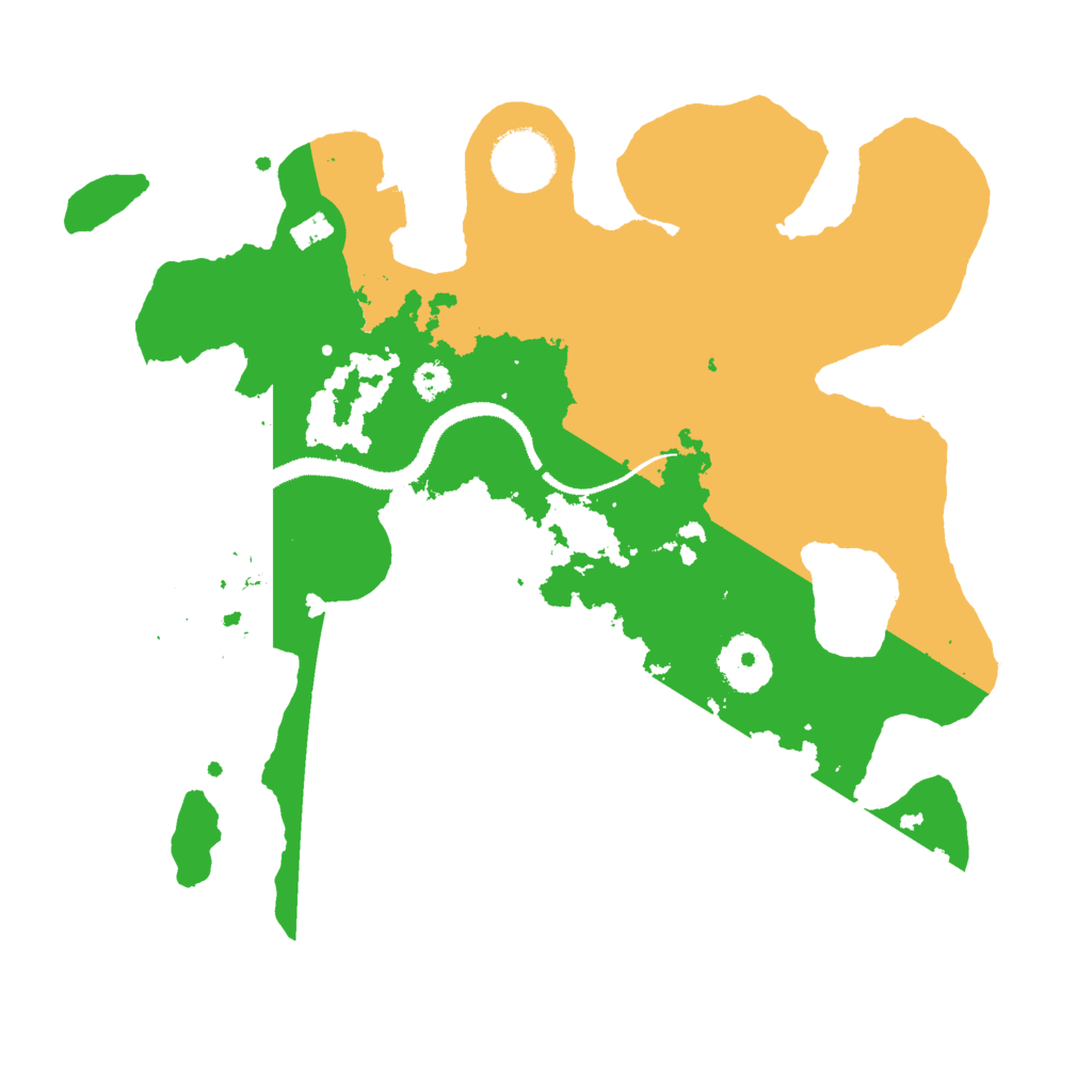 Biome Rust Map: Procedural Map, Size: 3000, Seed: 86529549