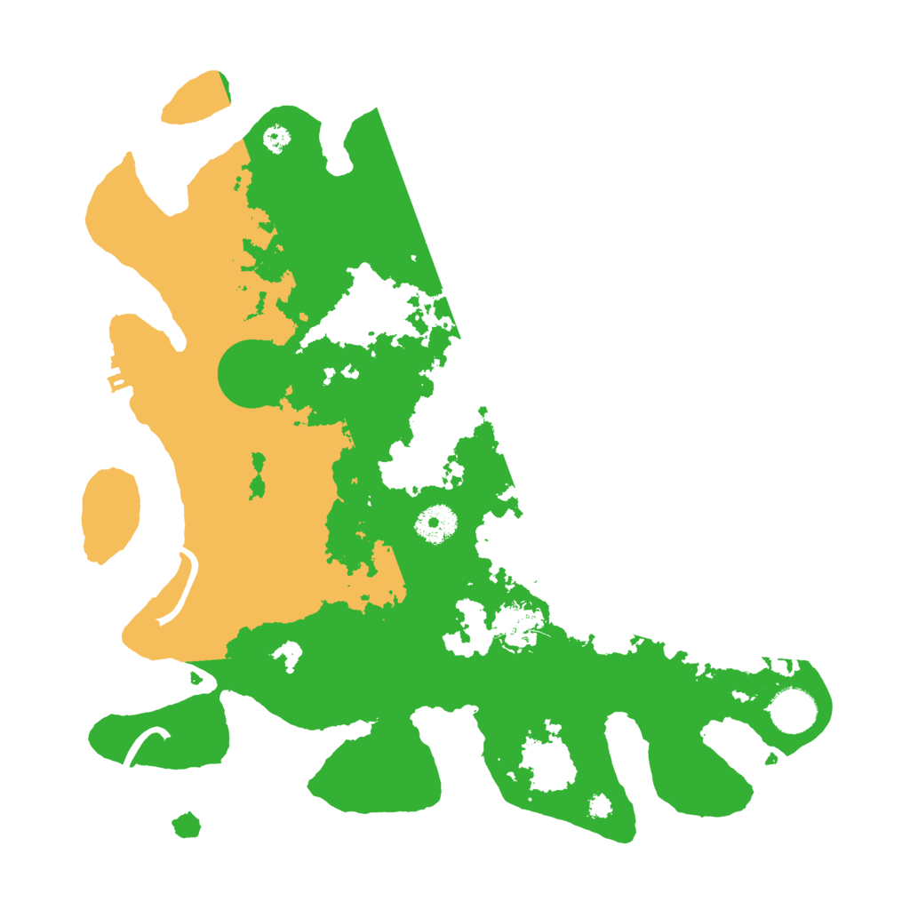 Biome Rust Map: Procedural Map, Size: 3500, Seed: 17811026