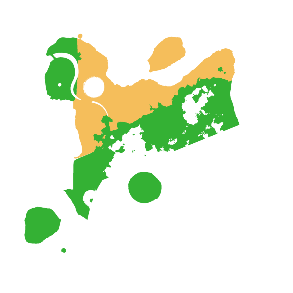 Biome Rust Map: Procedural Map, Size: 2500, Seed: 1579597113