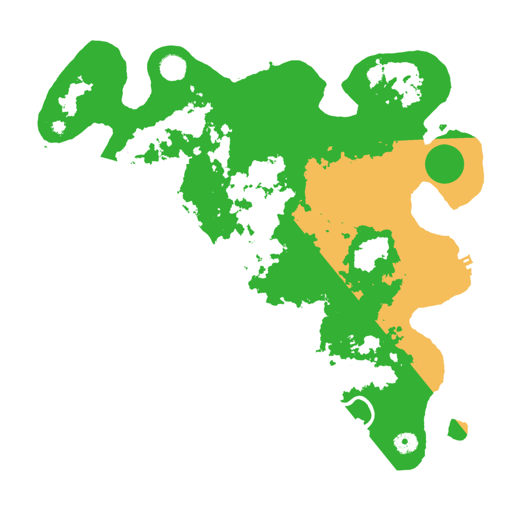 Biome Rust Map: Procedural Map, Size: 3500, Seed: 789474155