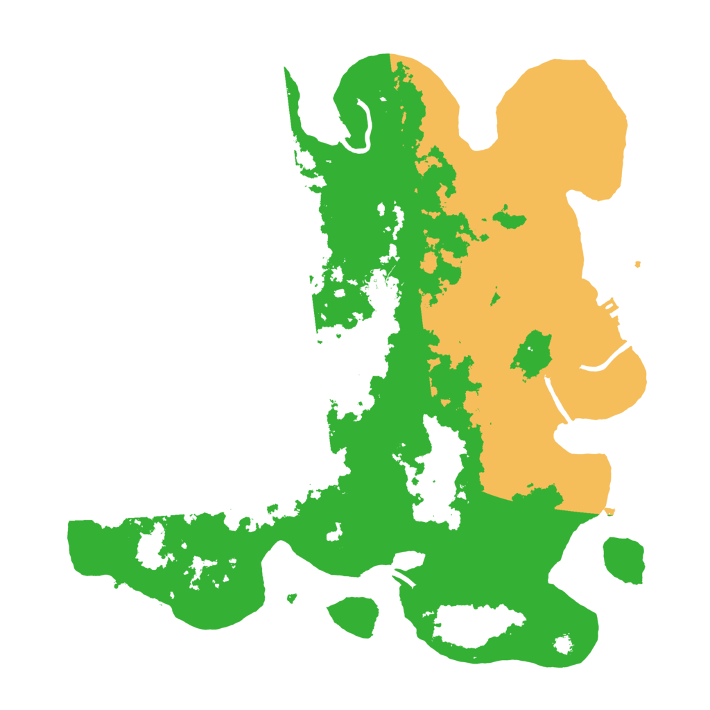 Biome Rust Map: Procedural Map, Size: 3500, Seed: 42542630