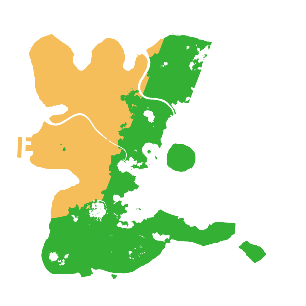 Biome Rust Map: Procedural Map, Size: 3000, Seed: 46548111