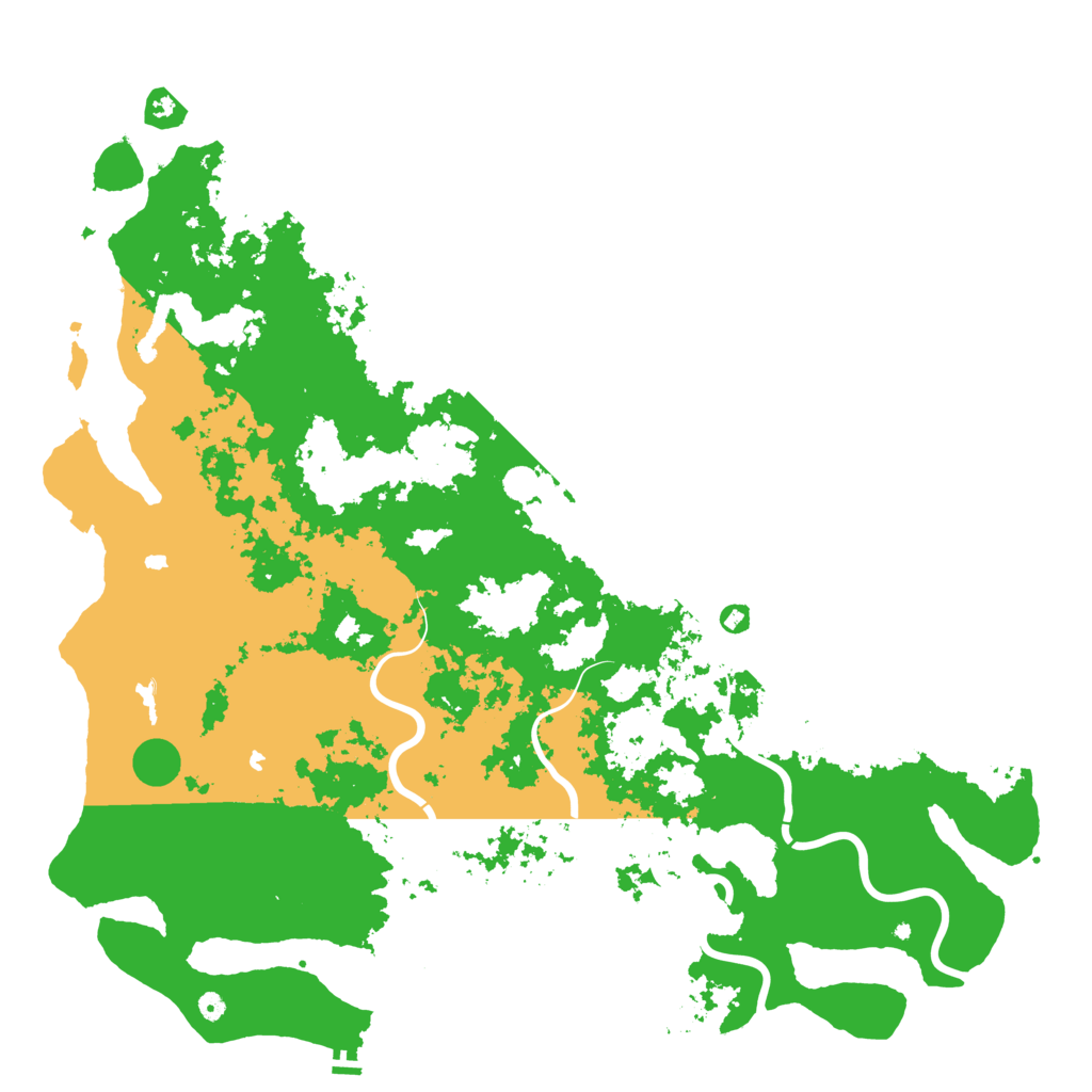 Biome Rust Map: Procedural Map, Size: 6000, Seed: 79046185