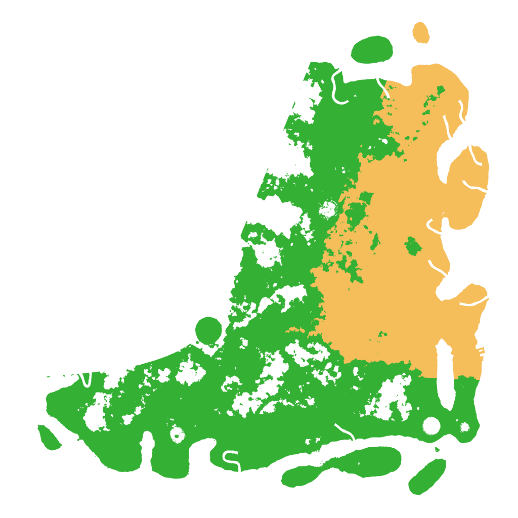 Biome Rust Map: Procedural Map, Size: 5200, Seed: 1710239901