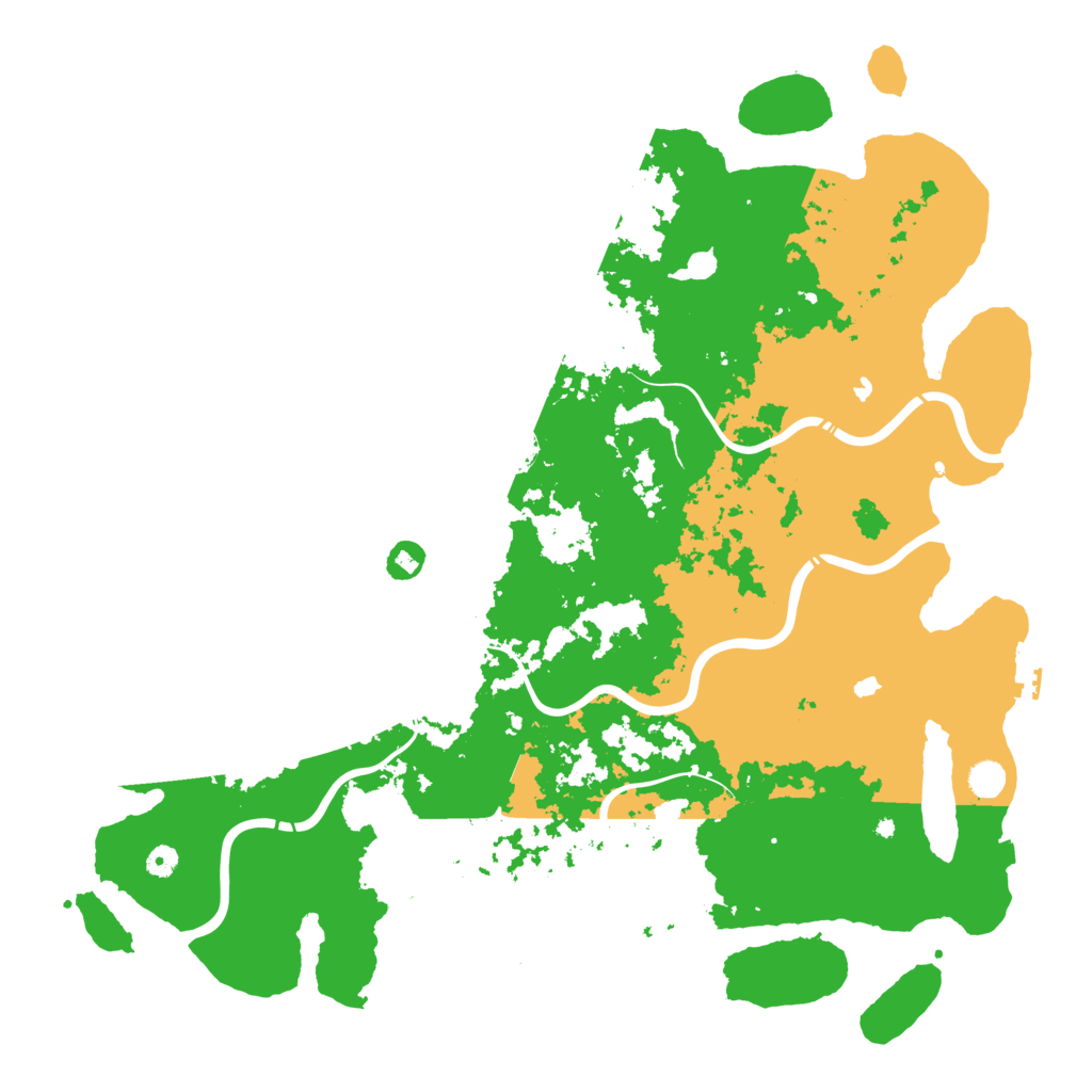 Biome Rust Map: Procedural Map, Size: 5200, Seed: 1710239901