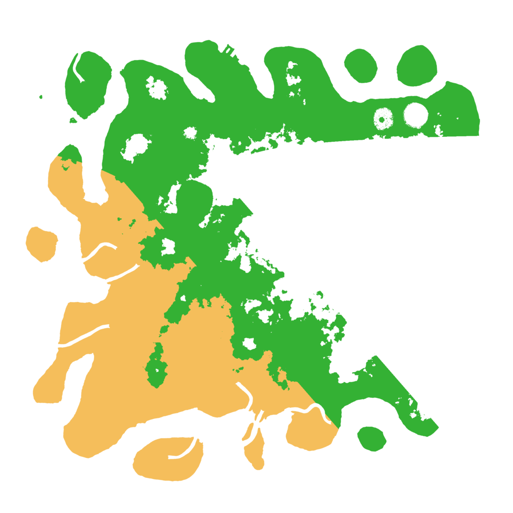 Biome Rust Map: Procedural Map, Size: 3700, Seed: 936772677