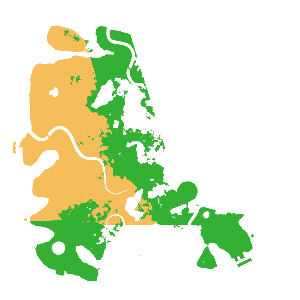 Biome Rust Map: Procedural Map, Size: 4000, Seed: 1122022