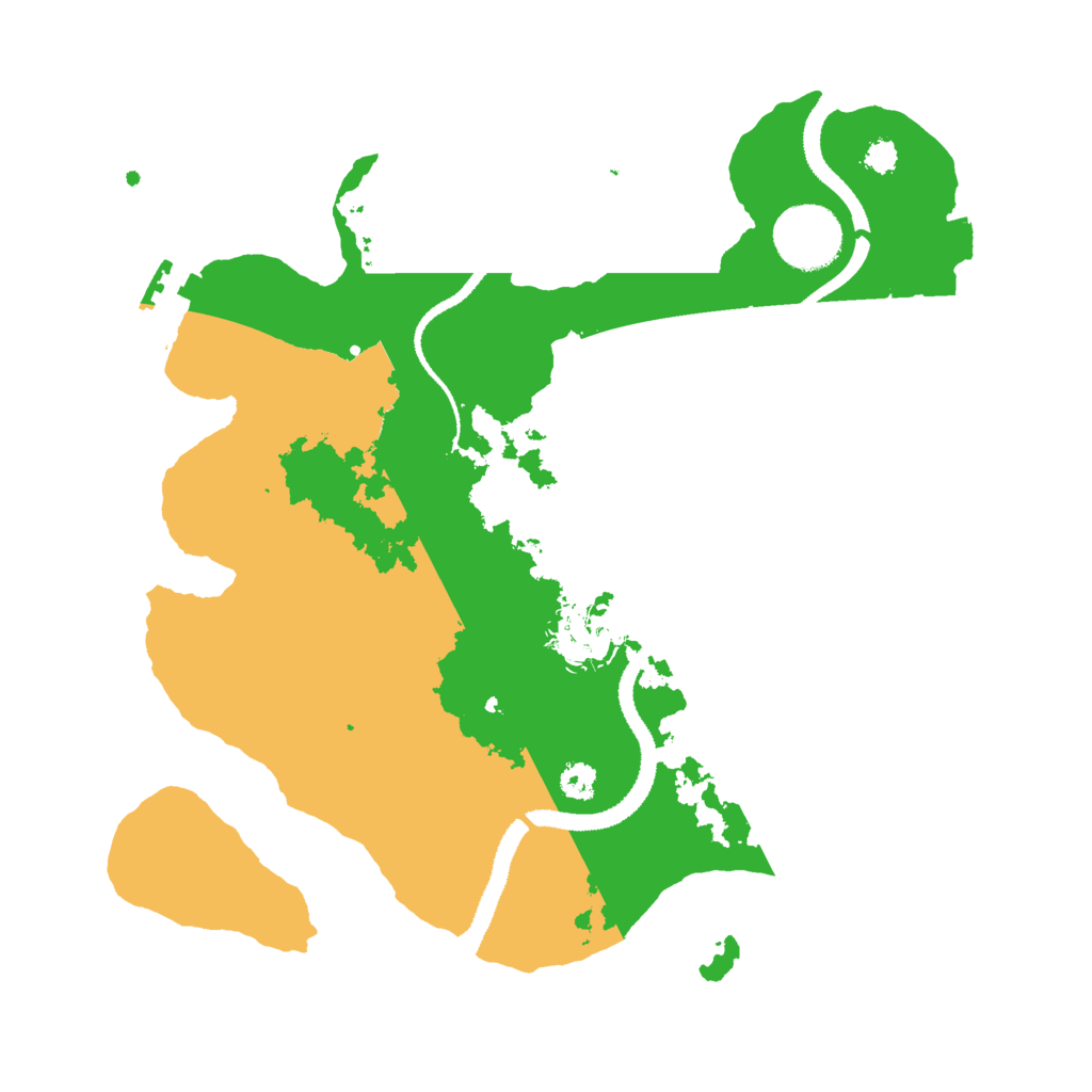 Biome Rust Map: Procedural Map, Size: 3000, Seed: 50510