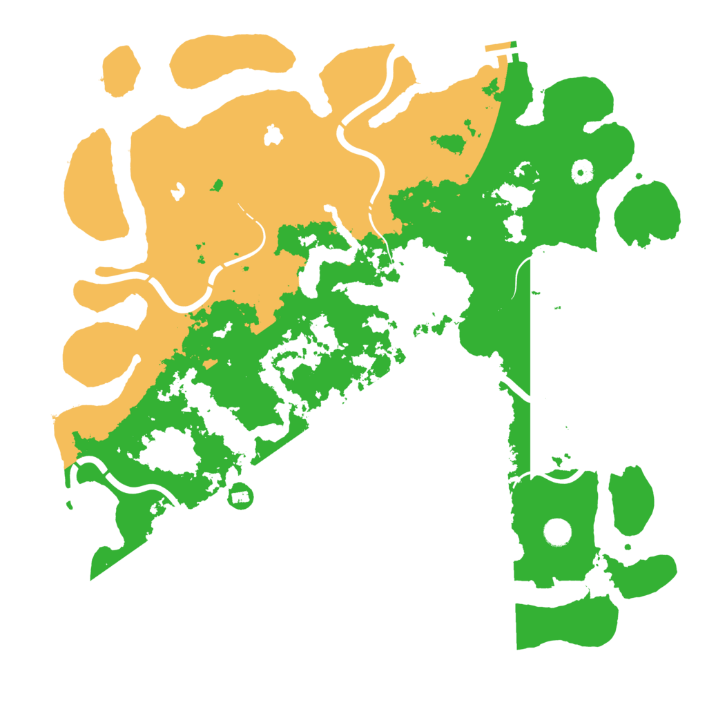Biome Rust Map: Procedural Map, Size: 4500, Seed: 783199167