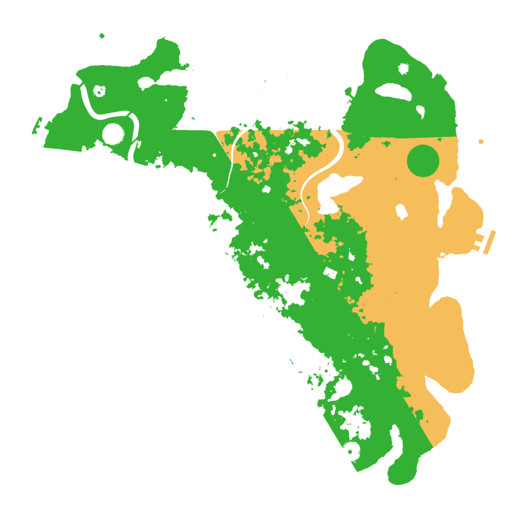 Biome Rust Map: Procedural Map, Size: 4250, Seed: 811445235