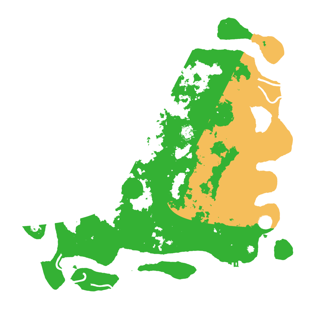 Biome Rust Map: Procedural Map, Size: 4000, Seed: 97369845