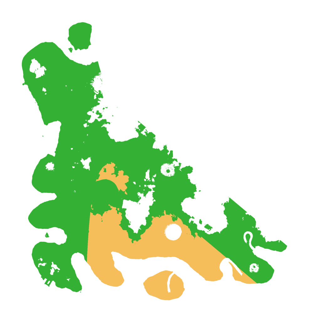 Biome Rust Map: Procedural Map, Size: 3500, Seed: 91108686