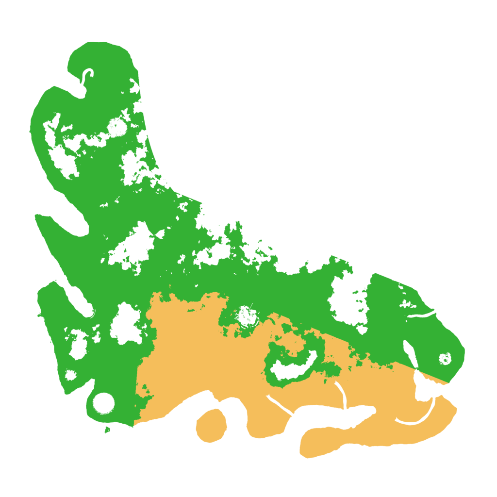 Biome Rust Map: Procedural Map, Size: 4096, Seed: 801849484