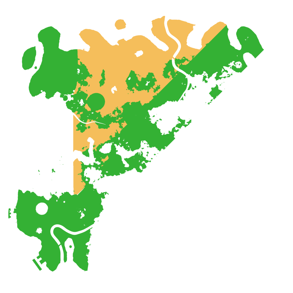 Biome Rust Map: Procedural Map, Size: 4500, Seed: 620049897