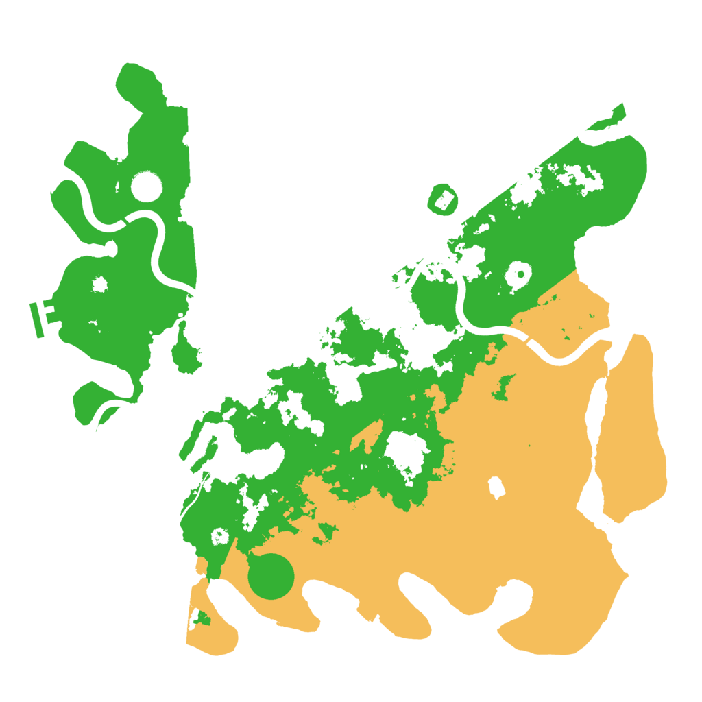 Biome Rust Map: Procedural Map, Size: 4000, Seed: 104442735