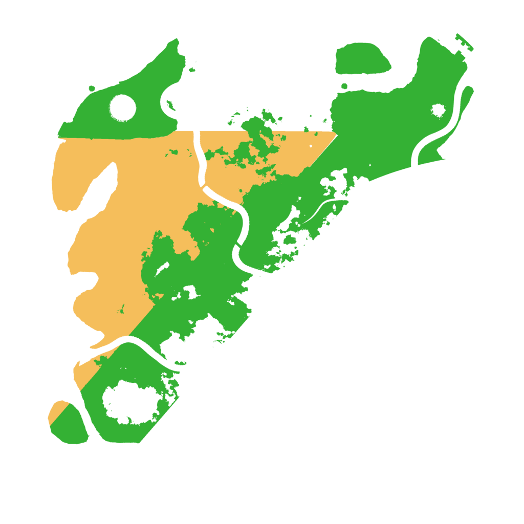 Biome Rust Map: Procedural Map, Size: 3500, Seed: 1236217711