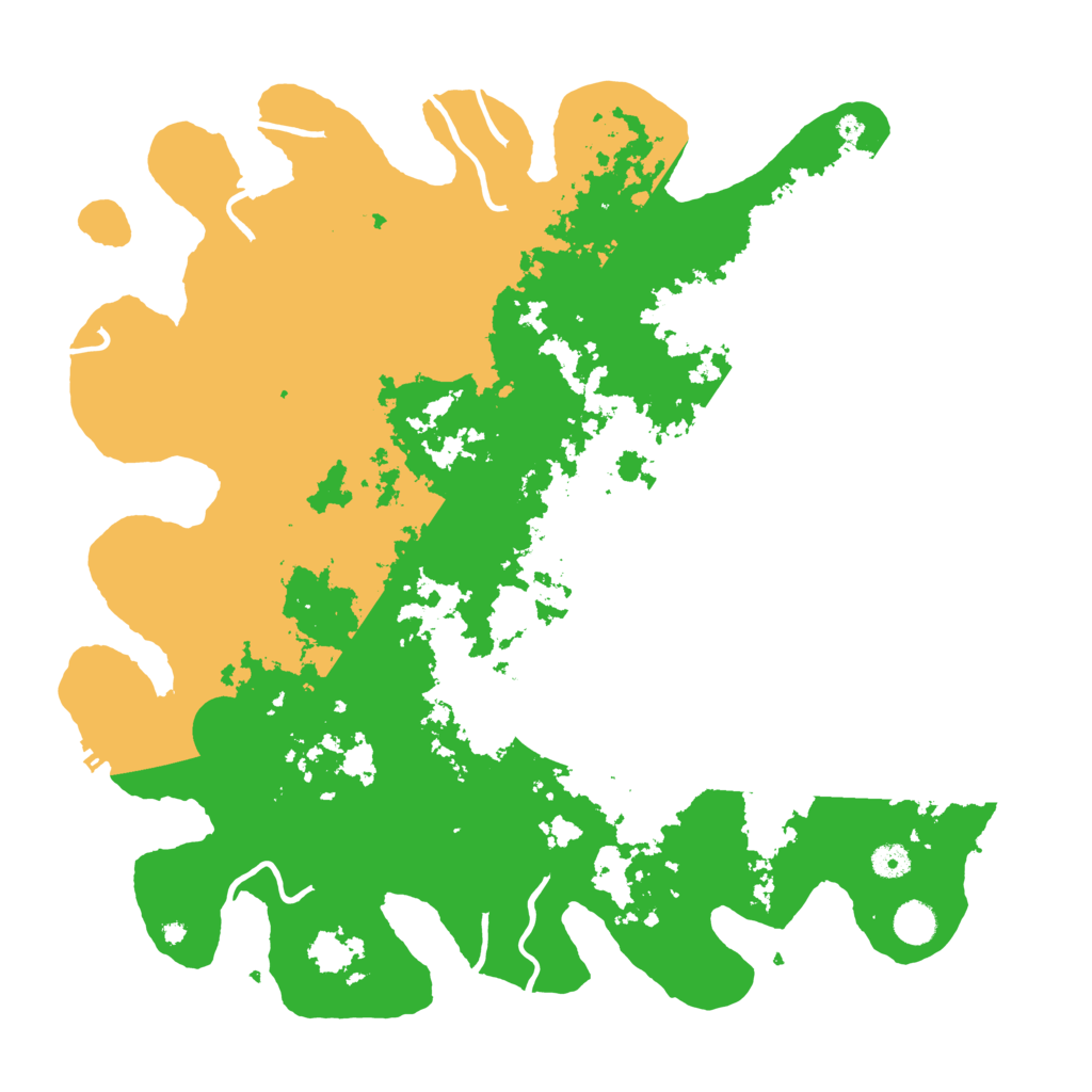 Biome Rust Map: Procedural Map, Size: 4500, Seed: 1009913074