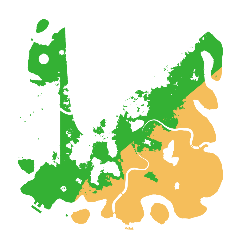 Biome Rust Map: Procedural Map, Size: 4250, Seed: 1233561